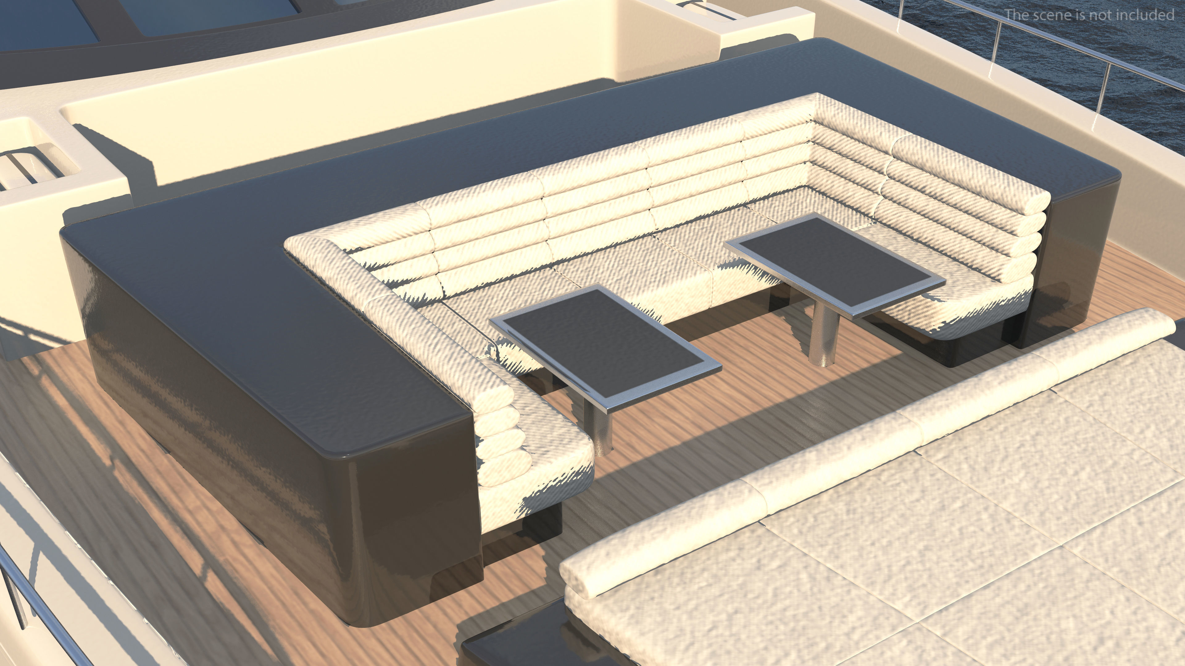 Bliss Motor Mega Yacht for Travel 3D model_19