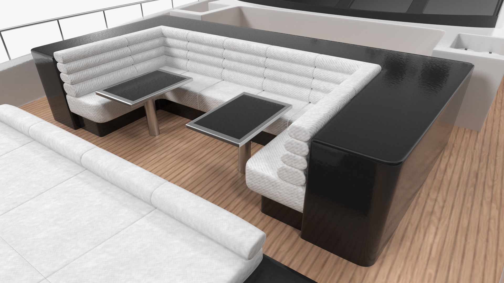 Bliss Motor Mega Yacht for Travel 3D model_38