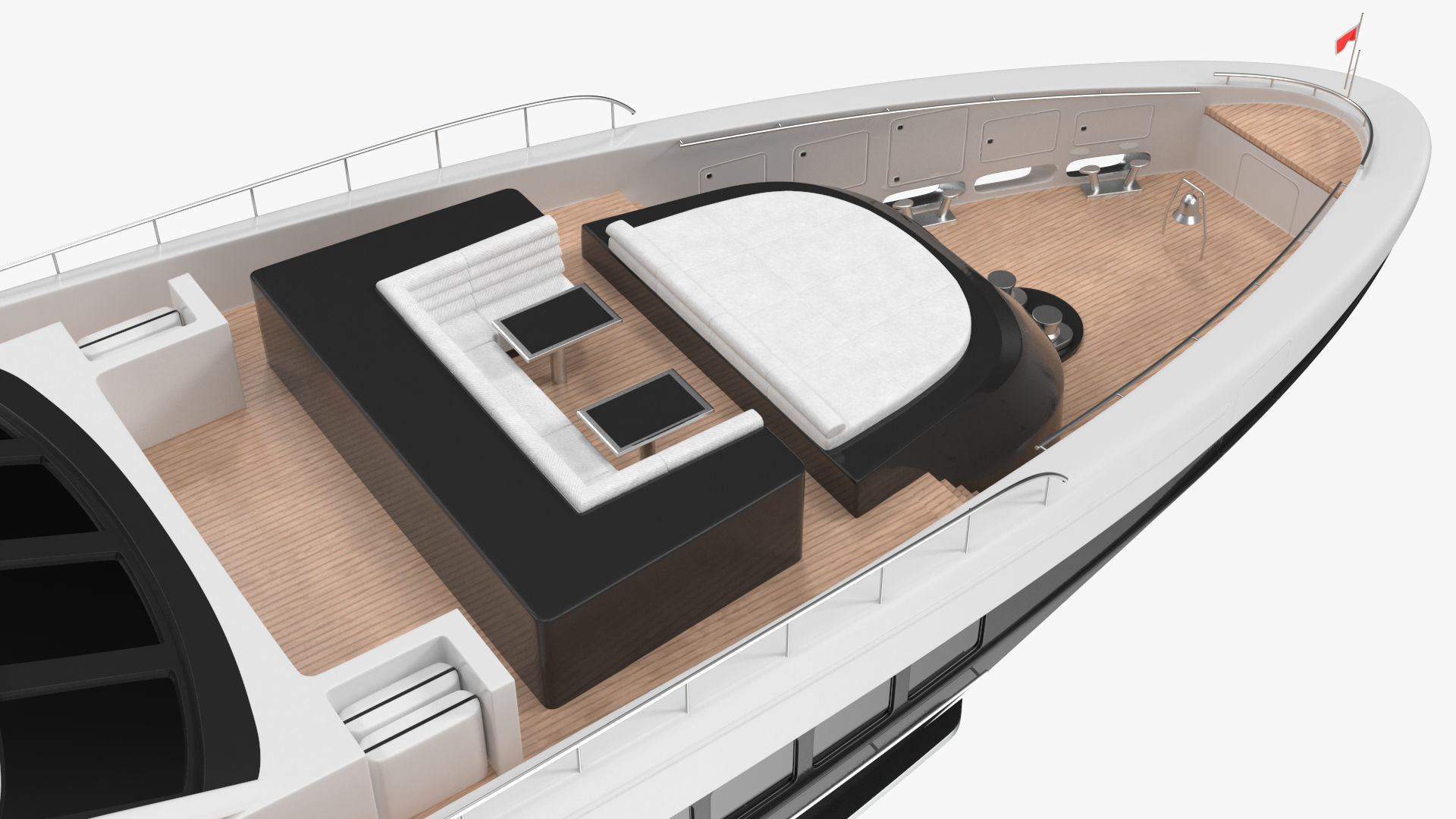 Bliss Motor Mega Yacht for Travel 3D model_32