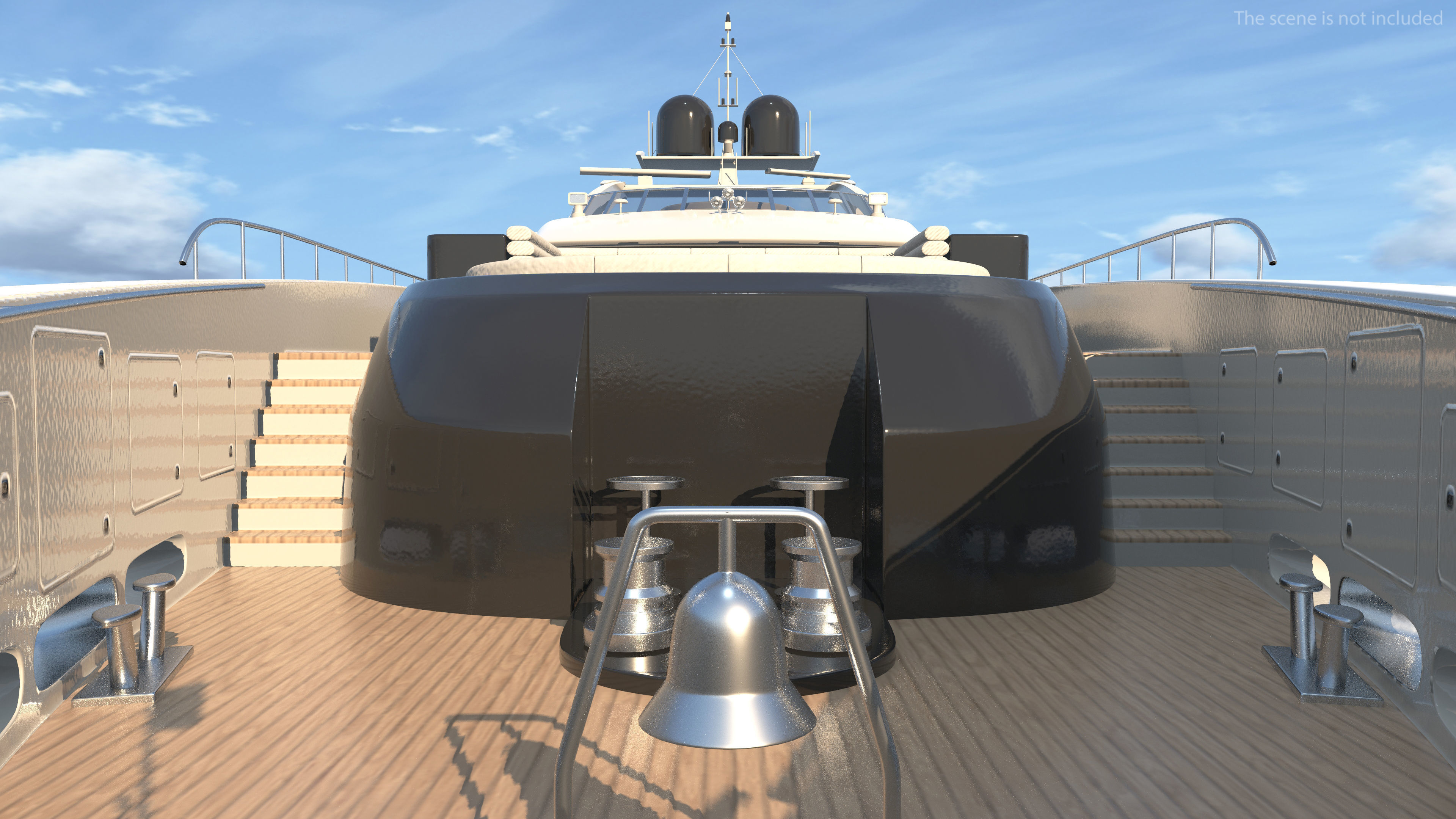 Bliss Motor Mega Yacht for Travel 3D model_18