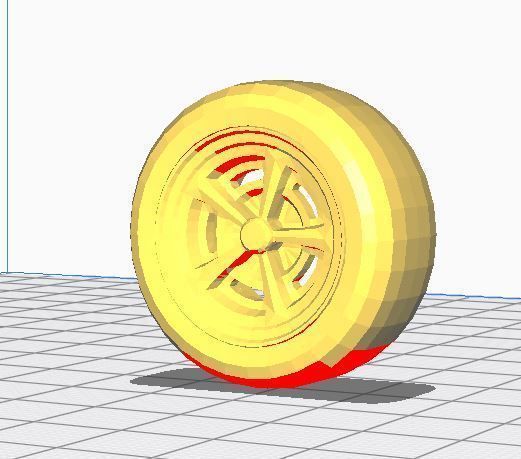 ROCKET LEAGUE 4 wheels pack 3D print model_2