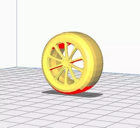 ROCKET LEAGUE 4 wheels pack 3D print model_0