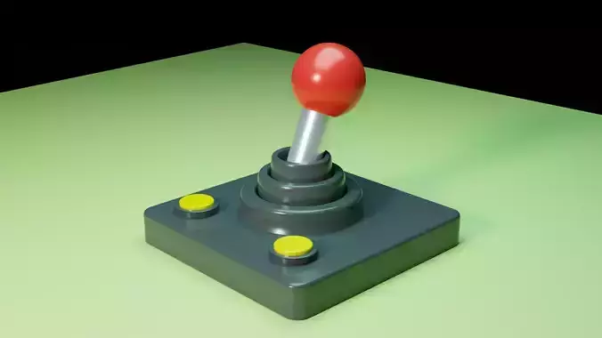 Old Video Game Controller 3d model