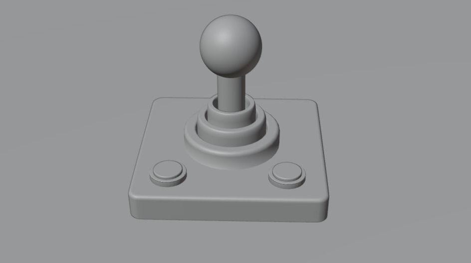 Old Video Game Controller 3d model 3D model_5
