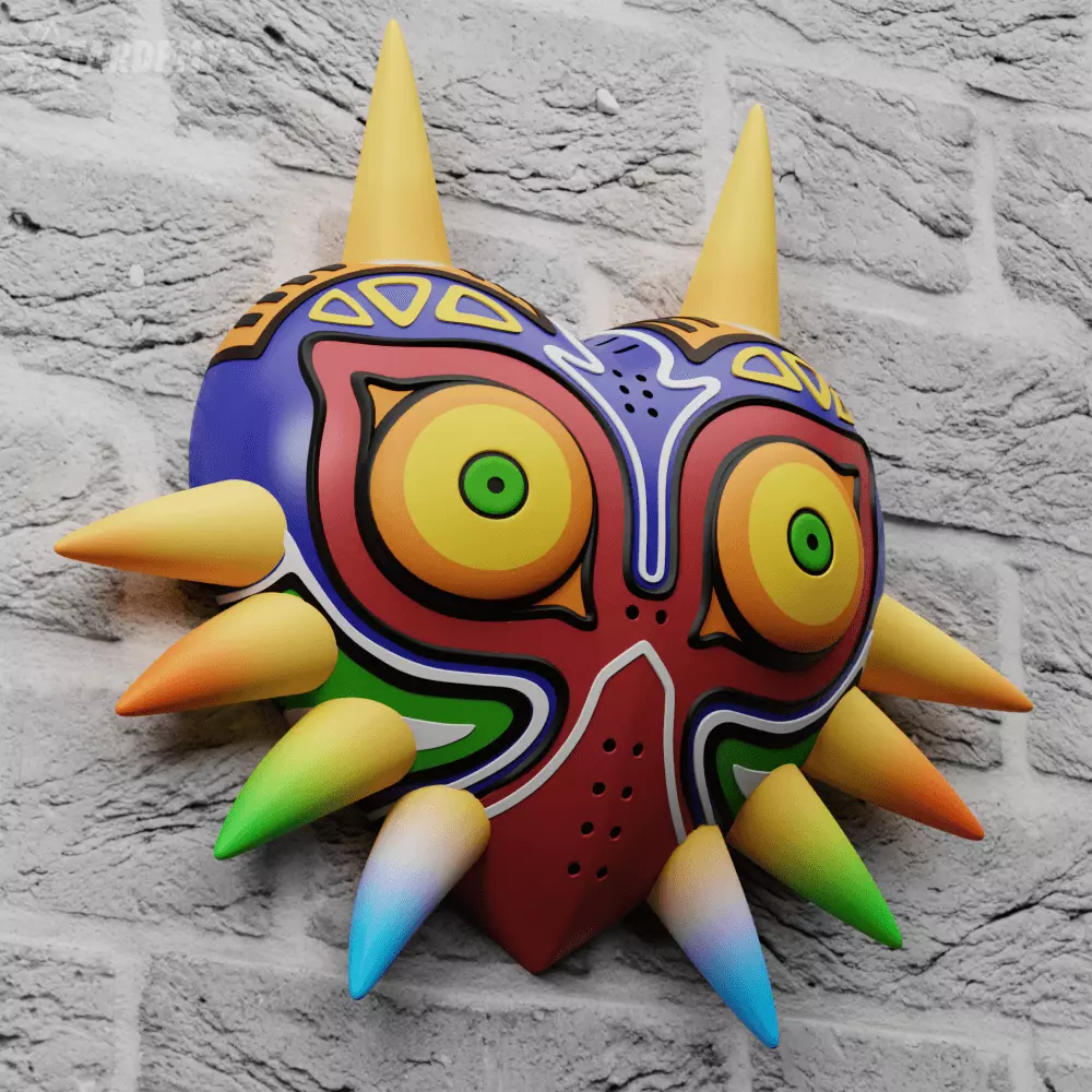 Majora Mask Wall Decor Zelda 3D print model_0