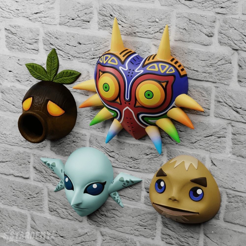 Majora Mask Wall Decor Zelda 3D print model_5