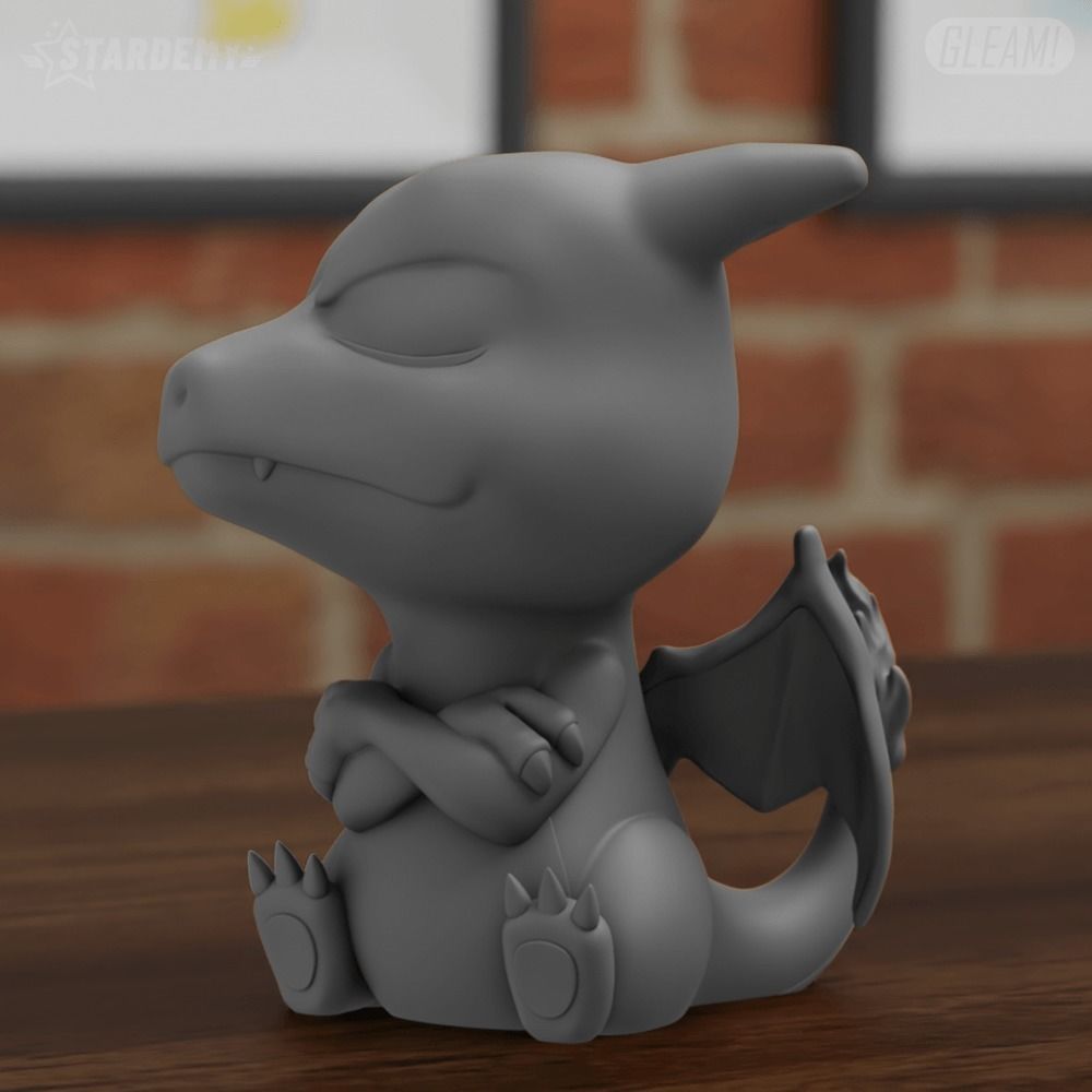 Charizard Chibi Fanart 2 models 3D print model_7