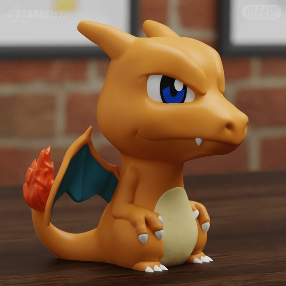 Charizard Chibi Fanart 2 models 3D print model_10