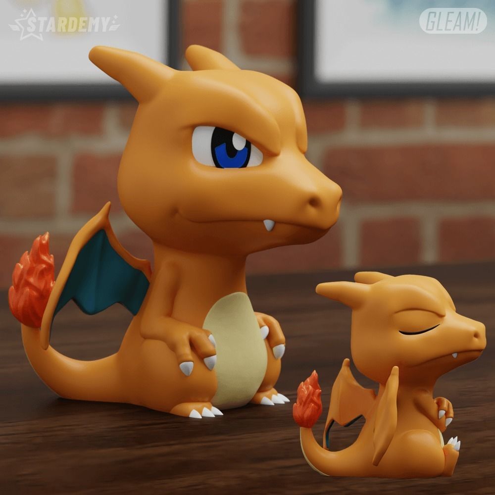 Charizard Chibi Fanart 2 models 3D print model_9