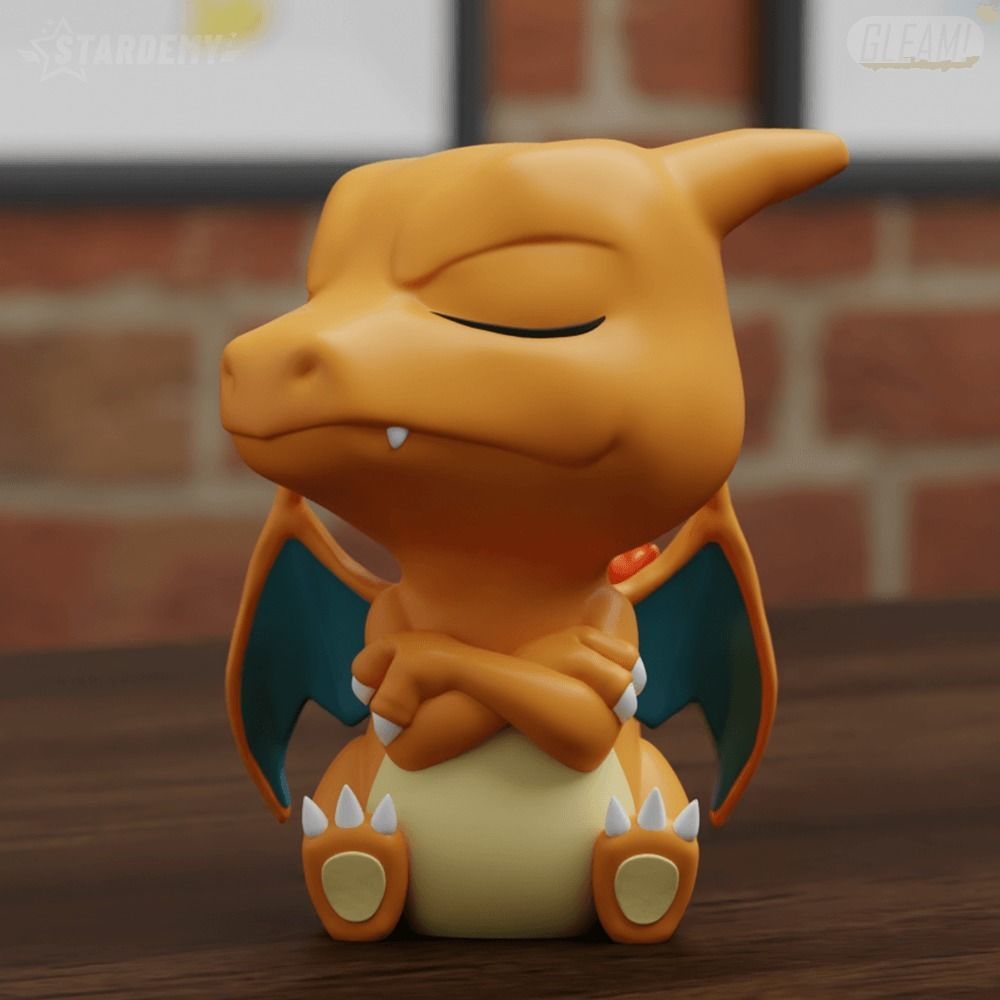 Charizard Chibi Fanart 2 models 3D print model_8