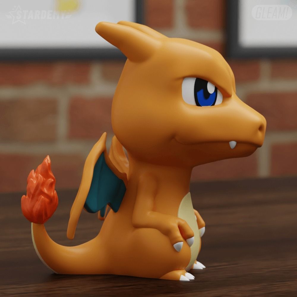 Charizard Chibi Fanart 2 models 3D print model_5