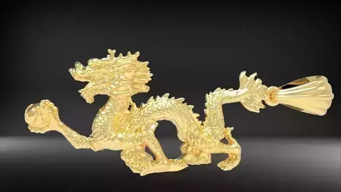 Dragon for jewelry - Dragon for ring - Dragon for pendant 