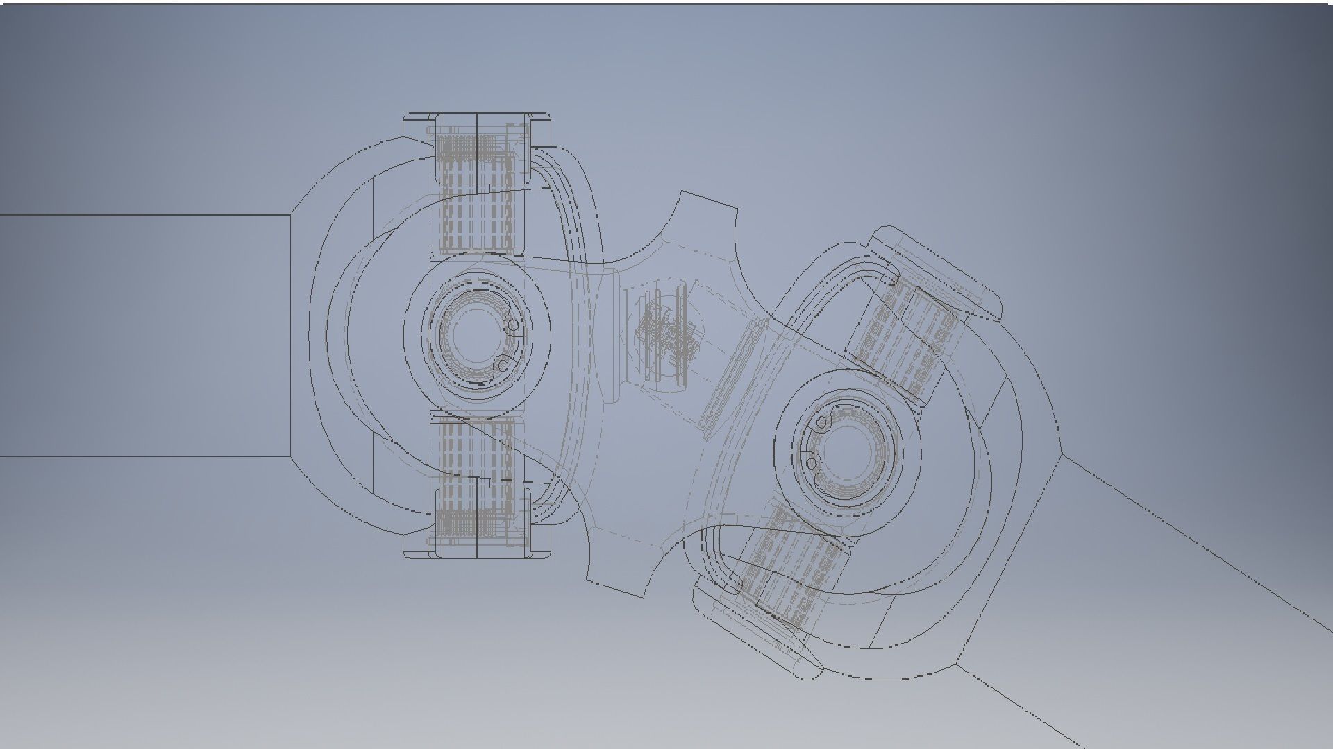 Double Cardan Joint 3D model_10