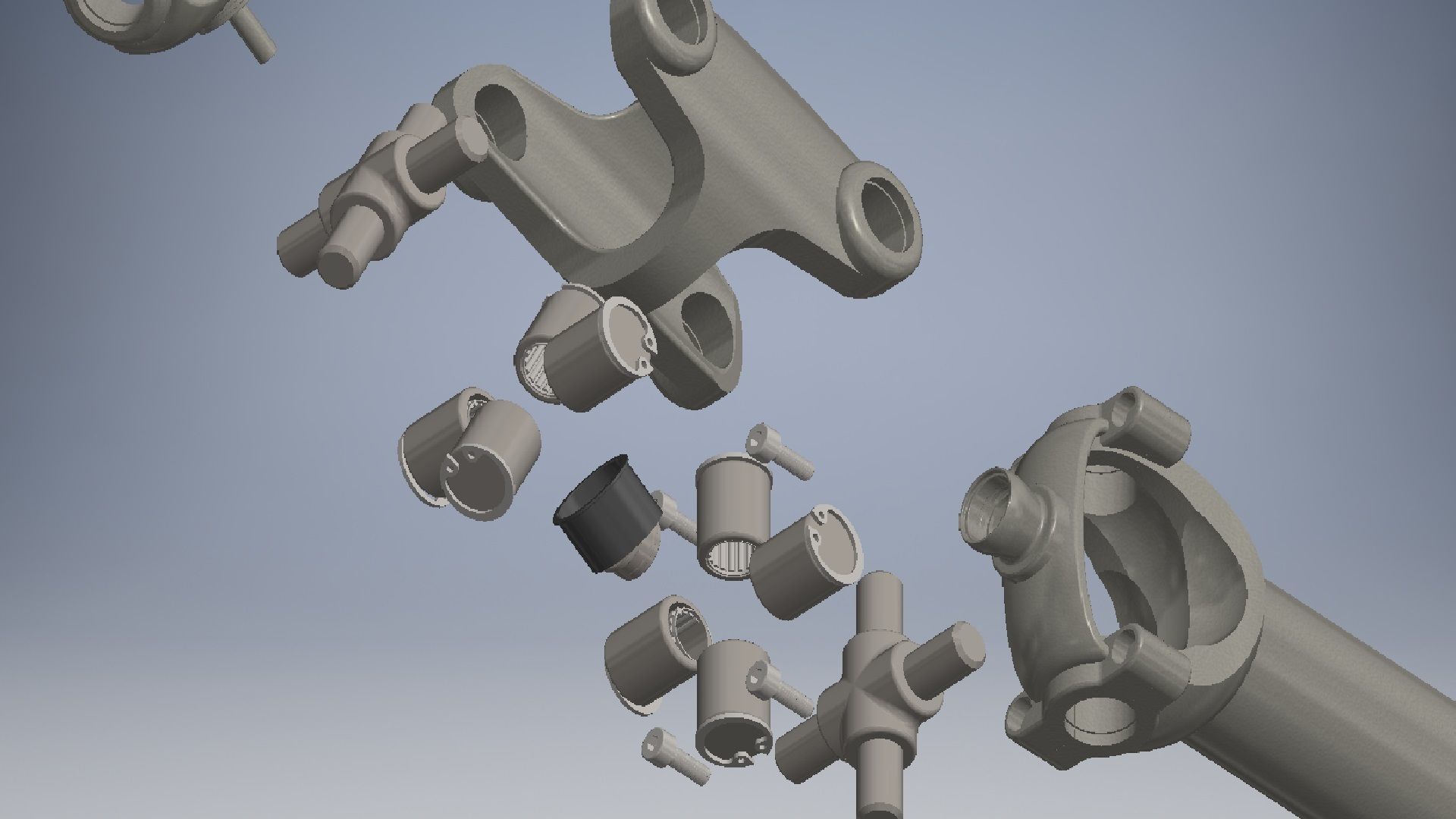 Double Cardan Joint 3D model_5