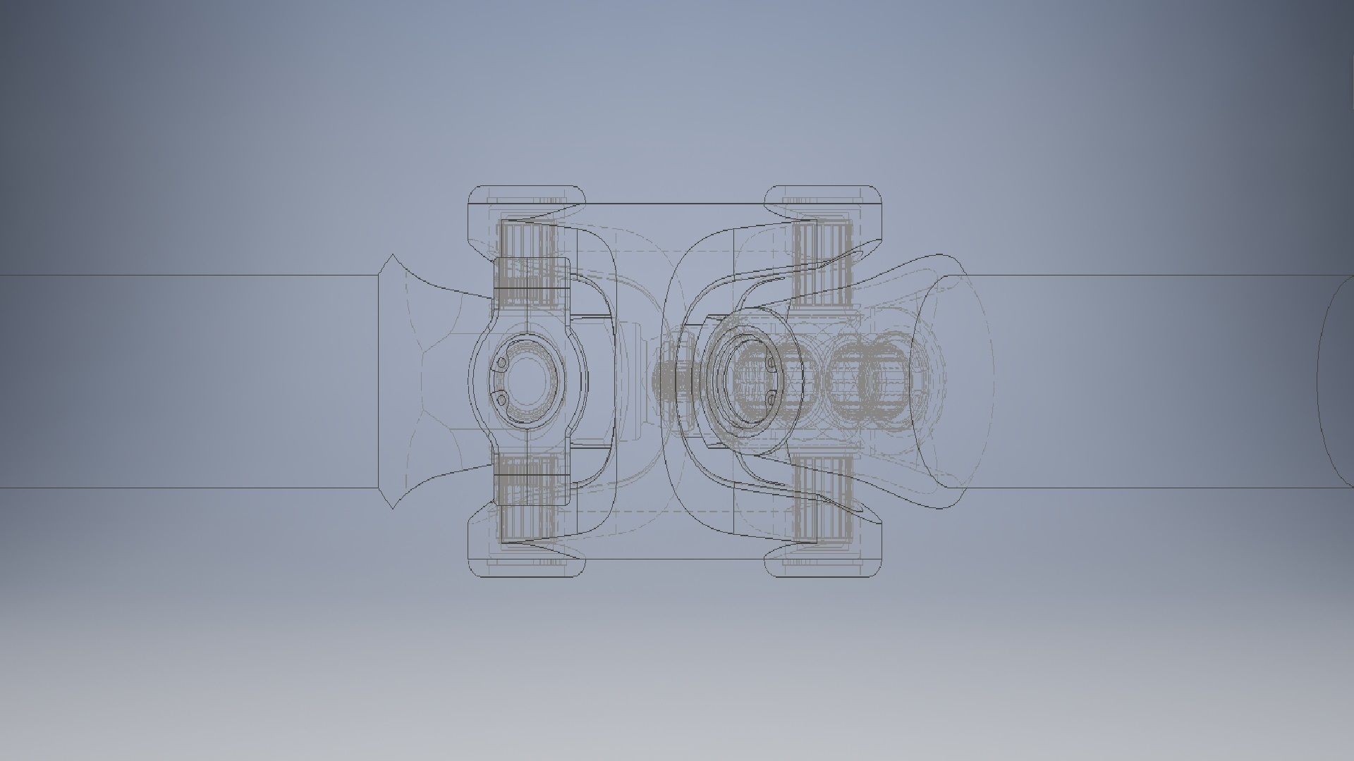 Double Cardan Joint 3D model_11