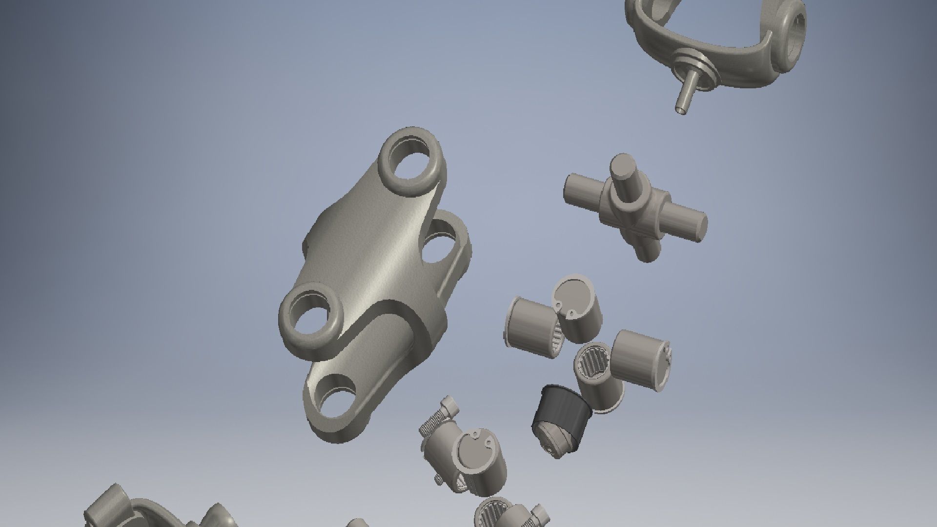 Double Cardan Joint 3D model_7