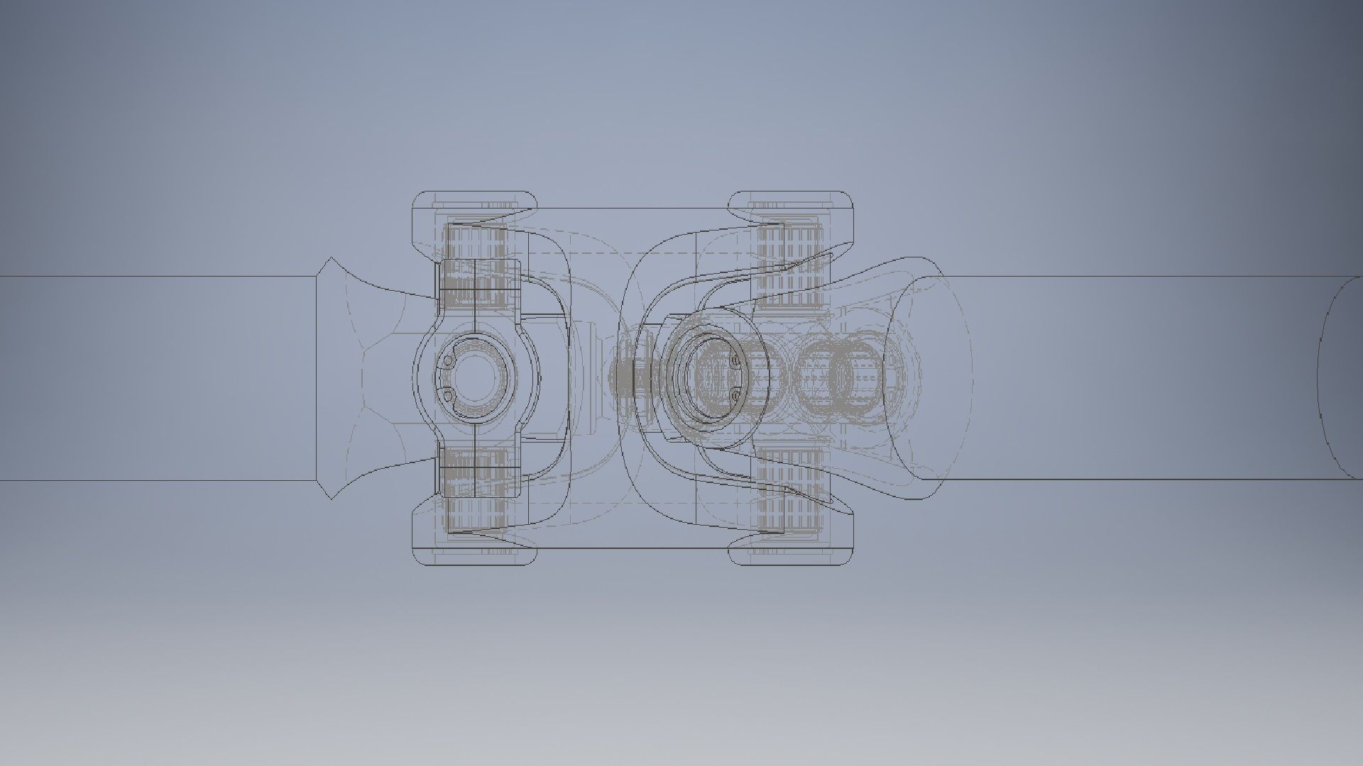 Double Cardan Joint 3D model_9