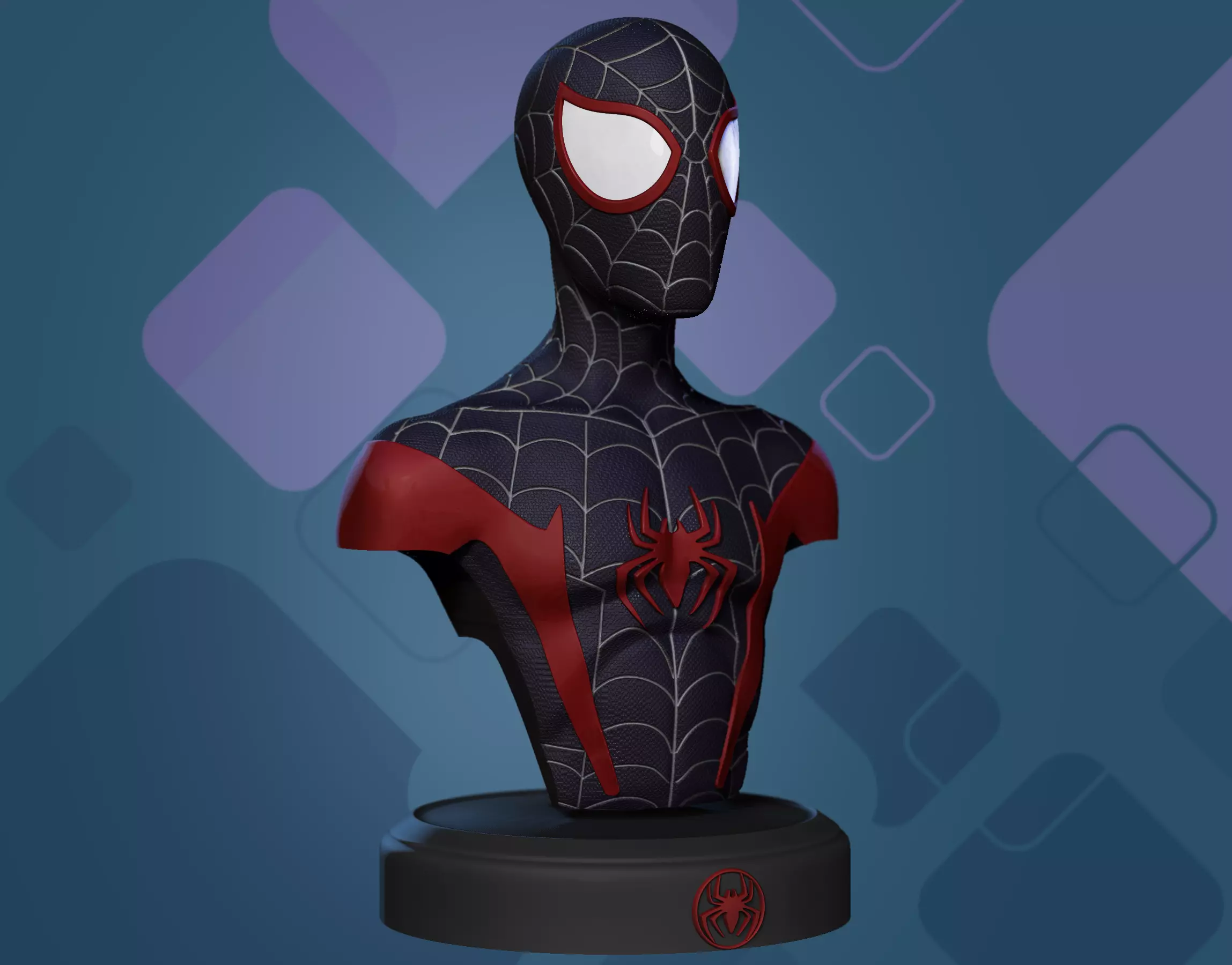 Spider Man Miles Morales 3D print model