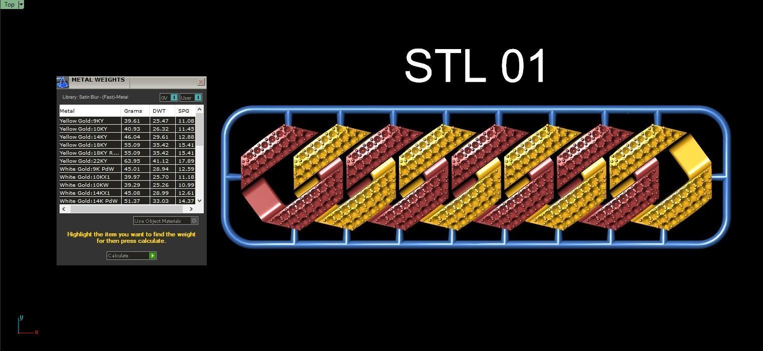 HIPHOP CUBAN LINK CHAIN FOR BRACELETS OR NECKLACE 3D print model_14