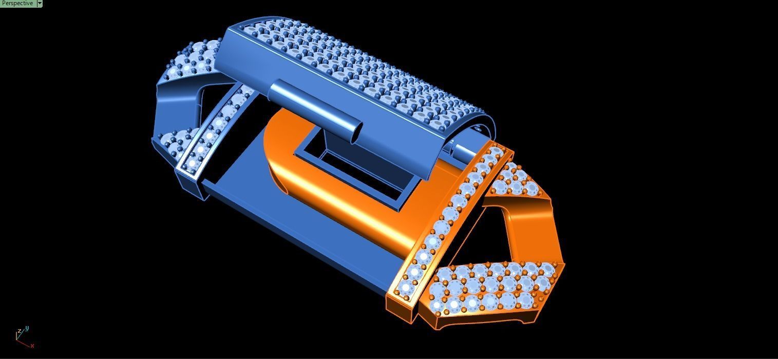 HIPHOP CUBAN LINK CHAIN FOR BRACELETS OR NECKLACE 3D print model_7