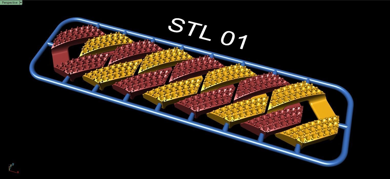 HIPHOP CUBAN LINK CHAIN FOR BRACELETS OR NECKLACE 3D print model_15