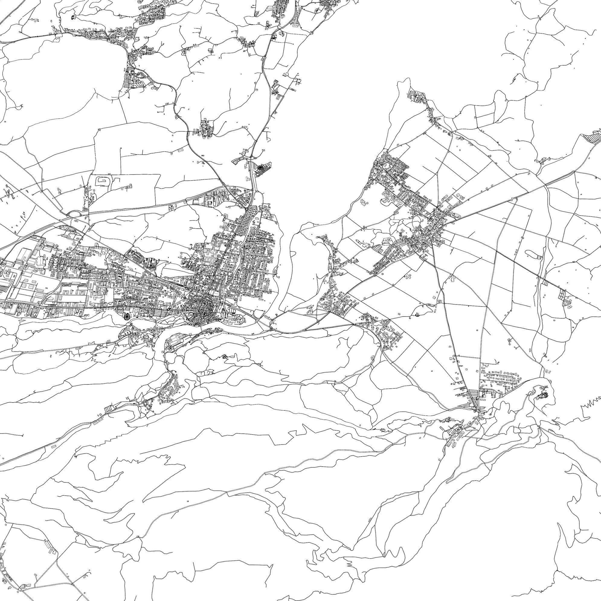 Fussen Germany - city and urban 3D model_7