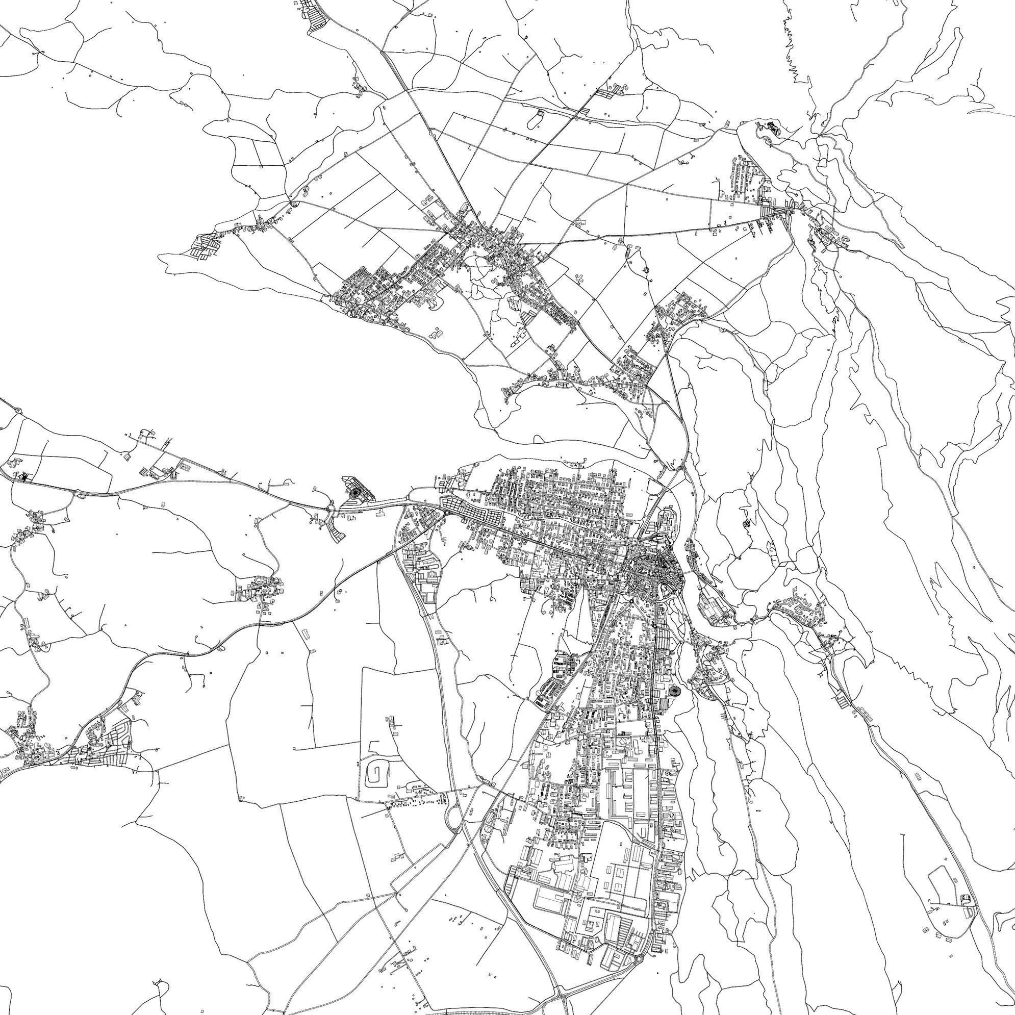 Fussen Germany - city and urban 3D model_10