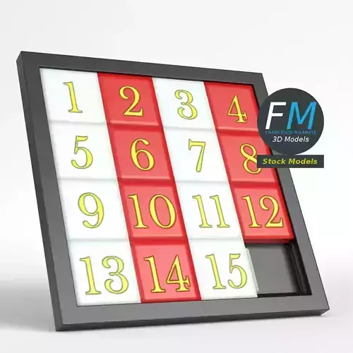 Game of fifteen 15 puzzle