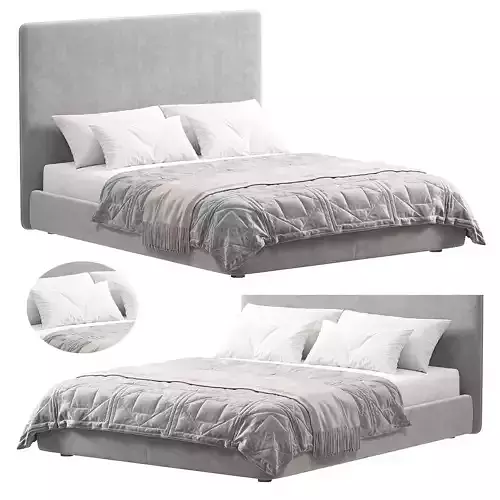 Ducale high Bed 3D model