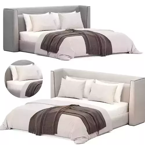 Campomarzio bed by Meroni Colzani