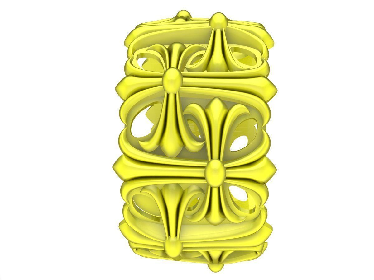 5772 luxury fashion ring 3D print model_3