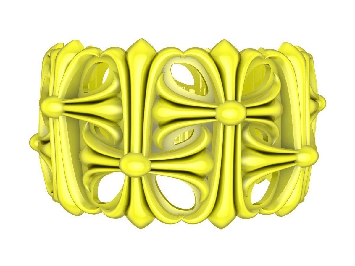 5772 luxury fashion ring 3D print model_1