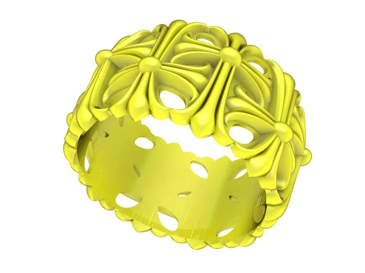 5772 luxury fashion ring 3D print model_0