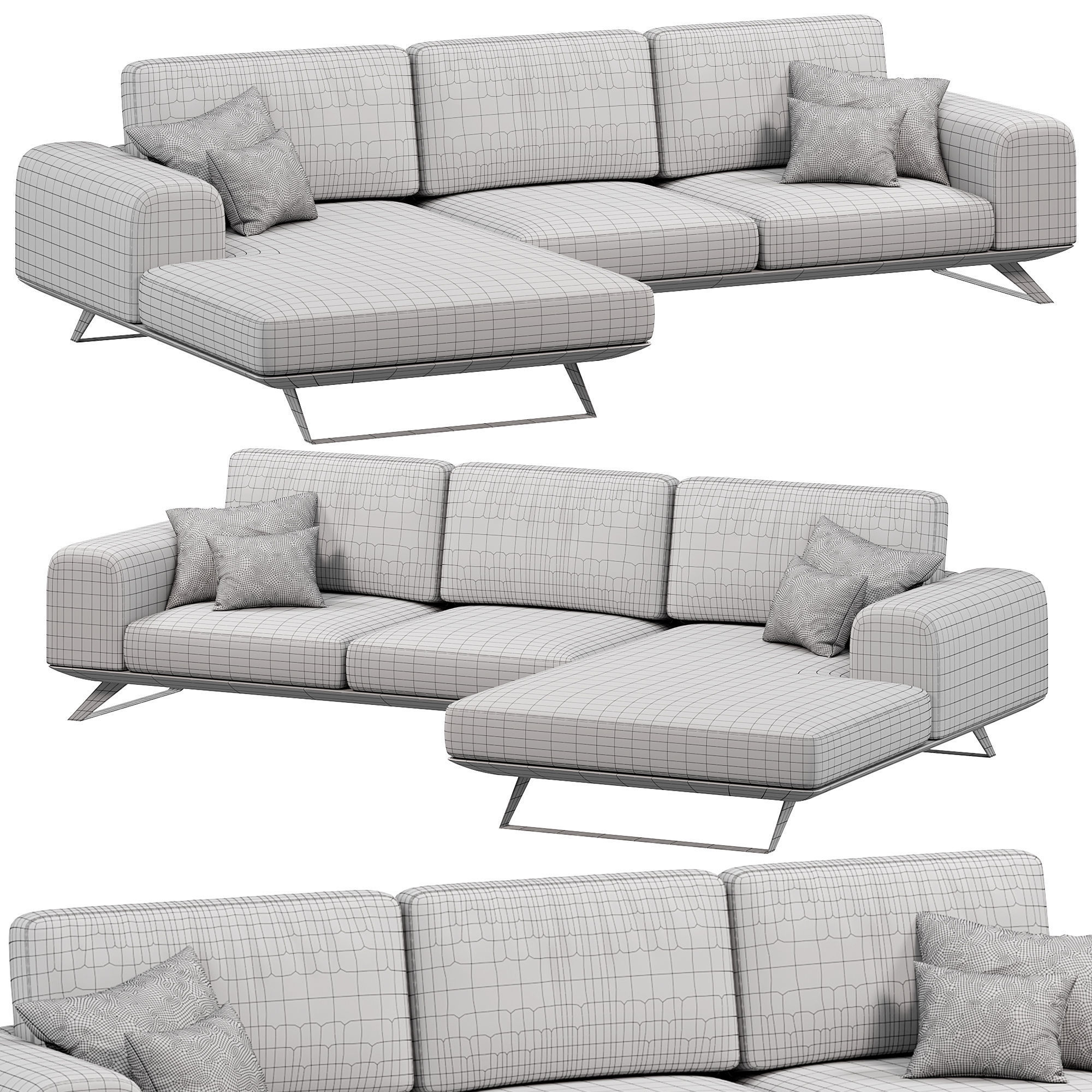 Aniston sofa by domkapa 3D model_2