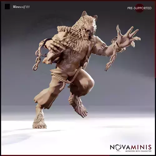 Werewolf 03 3D print model