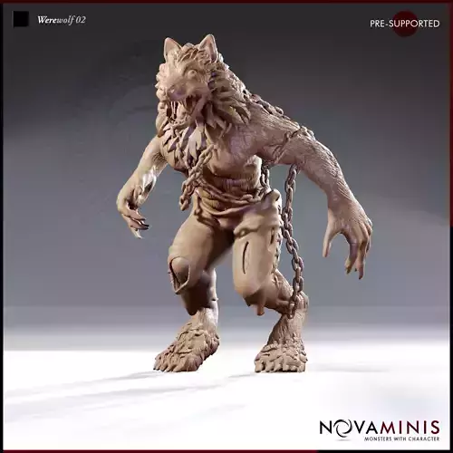 Werewolf 02 3D print model