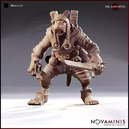 Wererat 02 3D print model