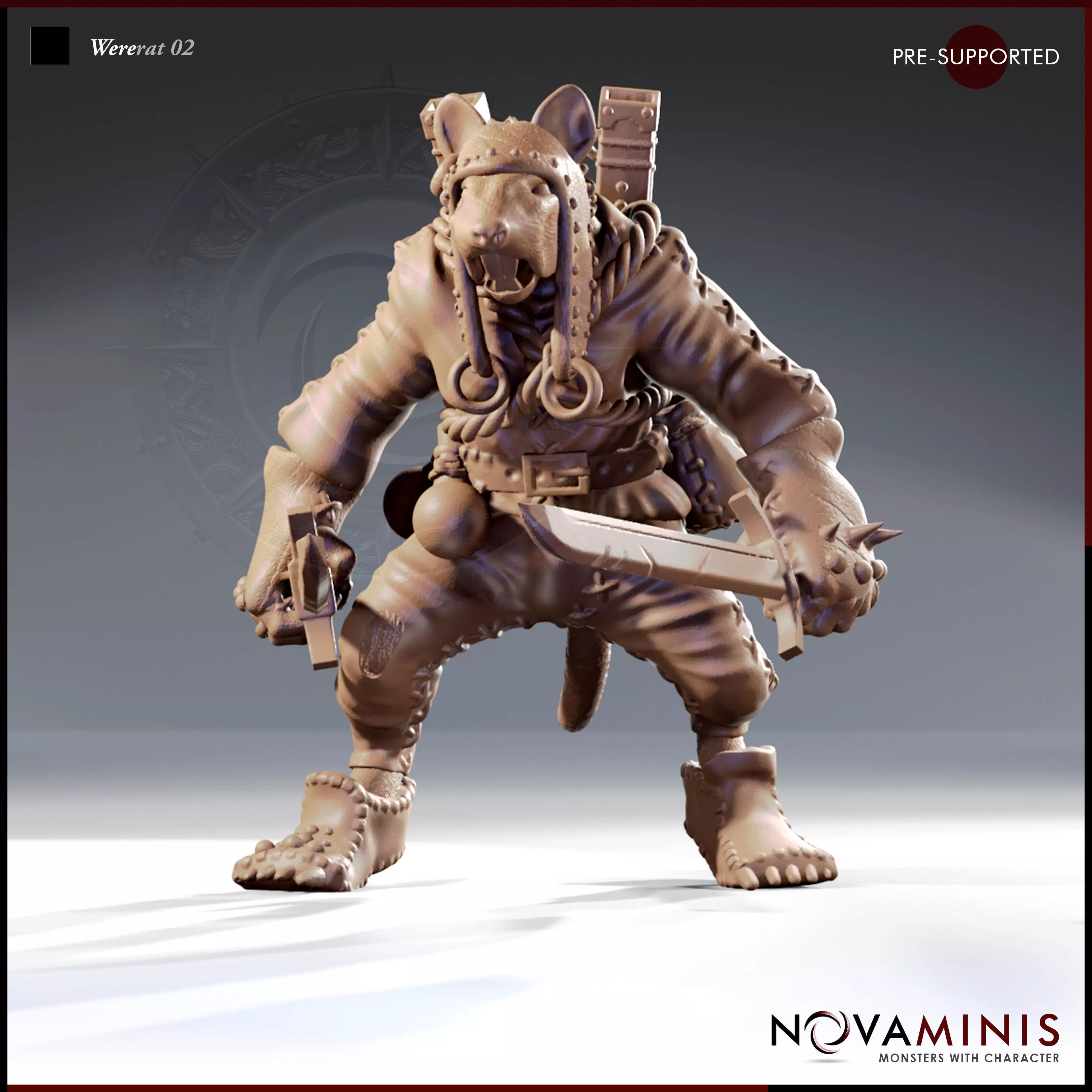 Wererat 02 3D print model_0