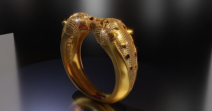 panther bracelet 3D print model