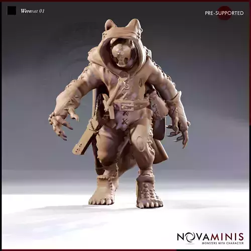 Wererat 01 3D print model