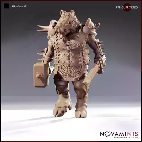 Wereboar 03 3D print model