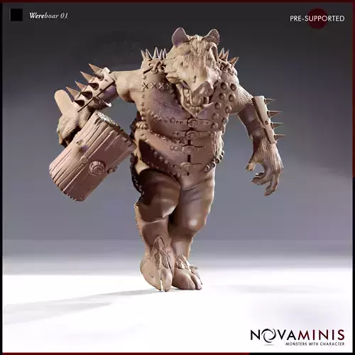 Wereboar 01 3D print model