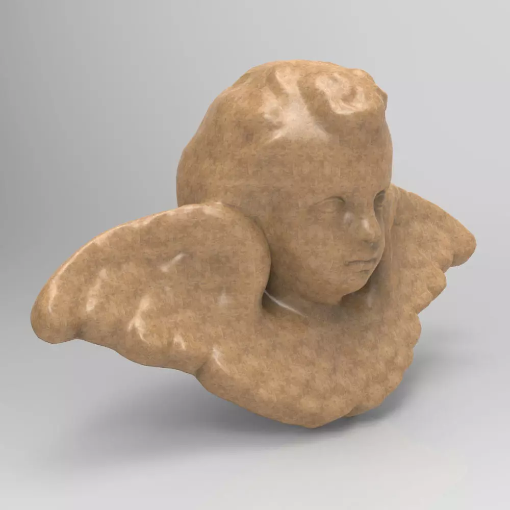 Angel Face 2 Studio Max 3D model