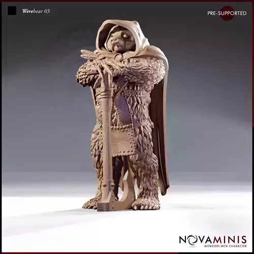 Werebear 03 3D print model