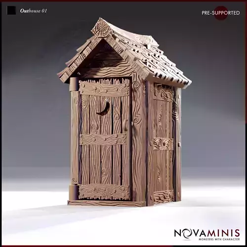 Outhouse 01 3D print model