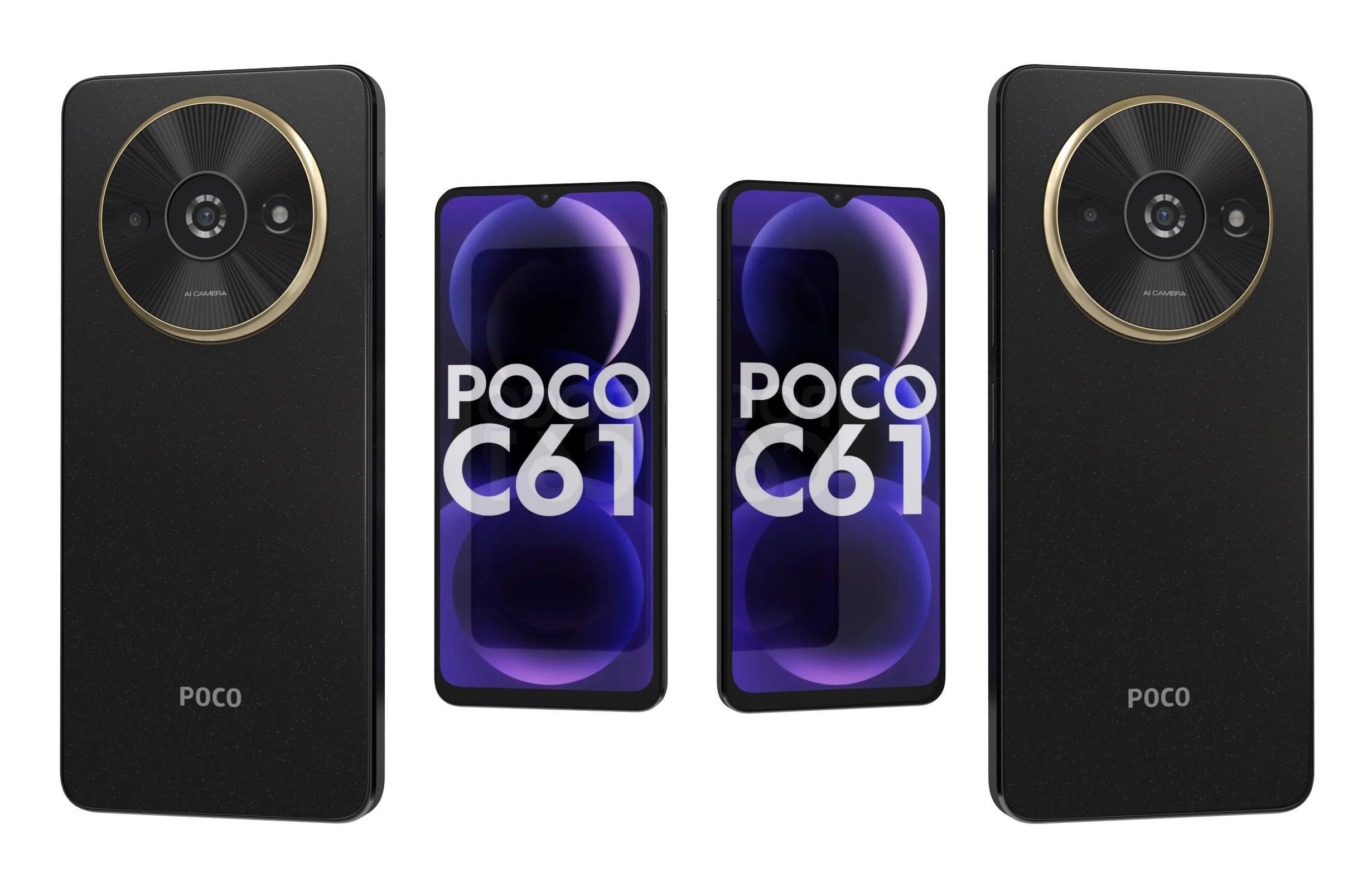 Xiaomi Poco C61 All Colors 3D model | CGTrader