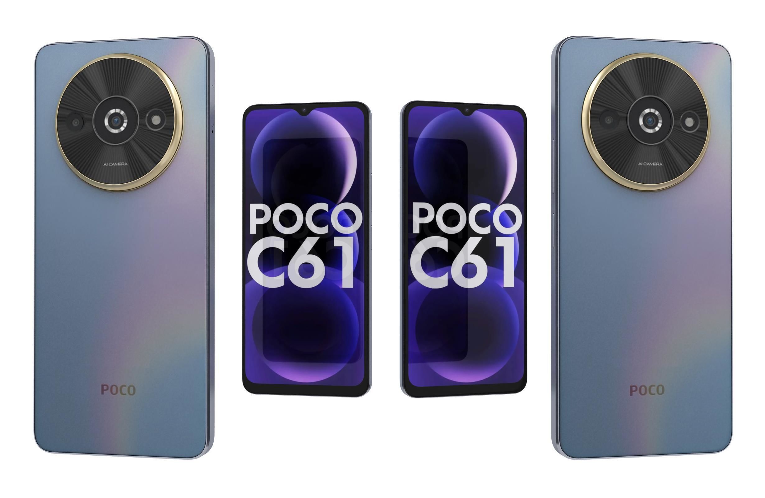 Xiaomi Poco C61 All Colors 3D model | CGTrader