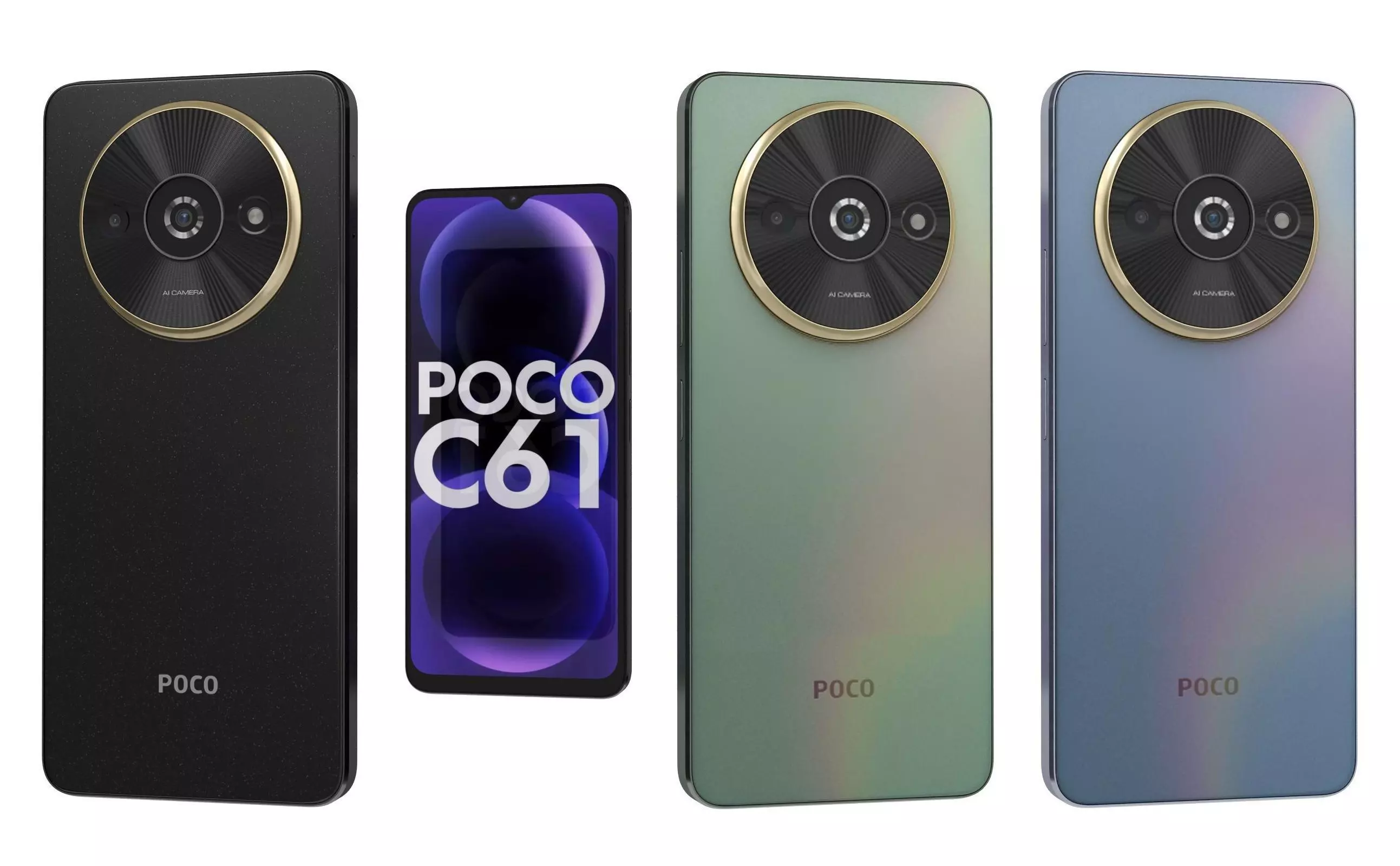 Xiaomi Poco C61 All Colors 3D model
