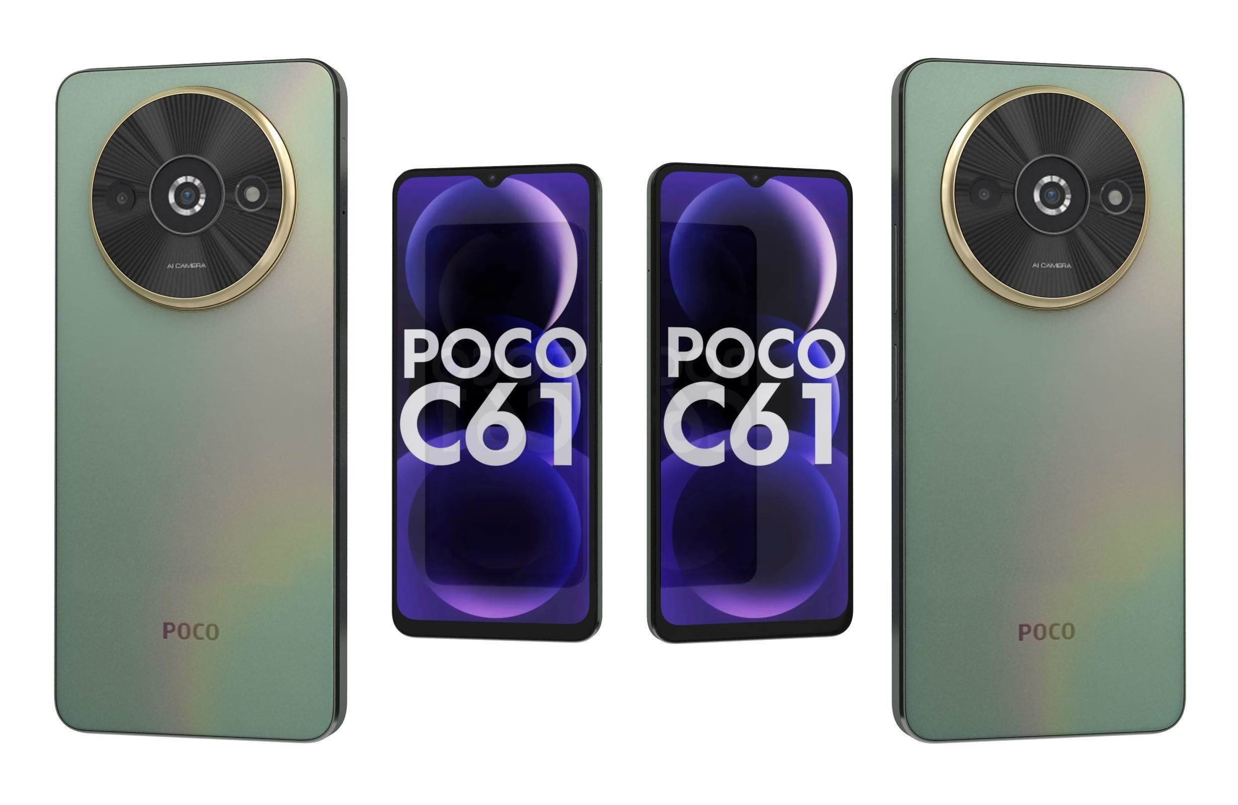Xiaomi Poco C61 All Colors 3D model | CGTrader
