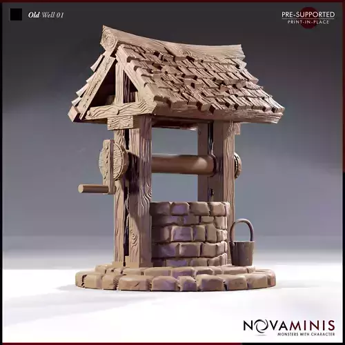 Old Well 01 3D print model